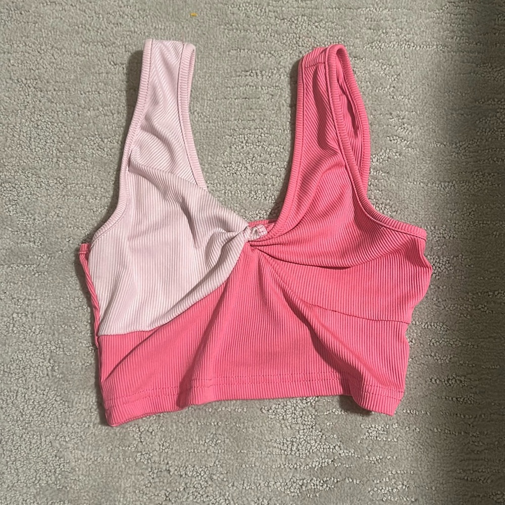 cute pink crop top